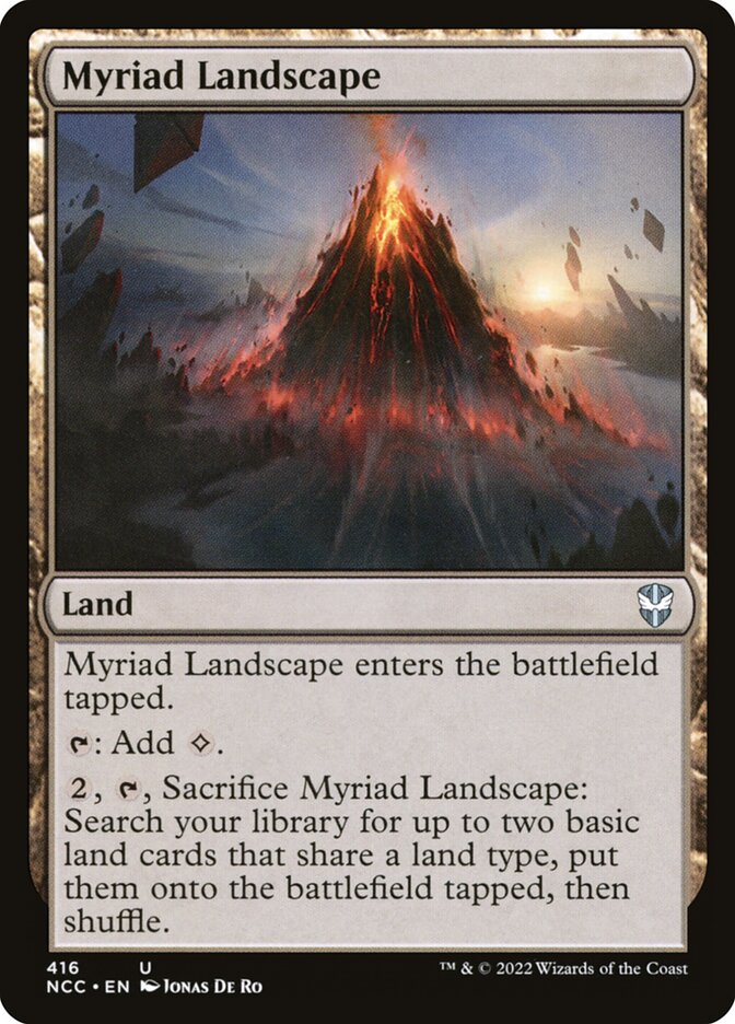 Myriad Landscape 416 (Commander: Streets of New Capenna) 