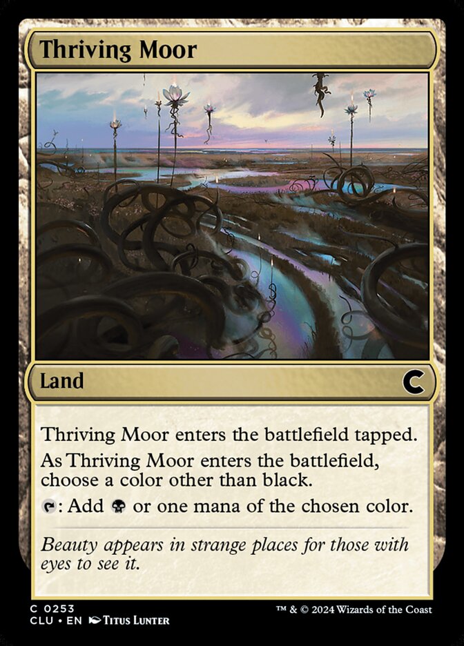 Thriving Moor 253/284 (Ravnica: Clue Edition) 