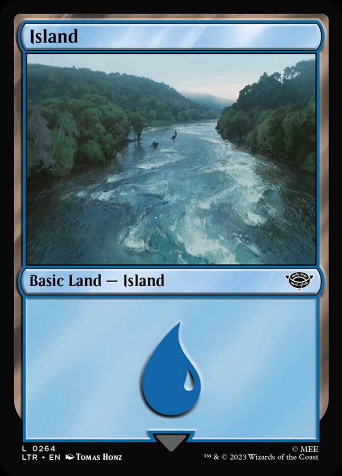 Island 264 (Universes Beyond: The Lord of the Rings: Tales of Middle-earth)  - Foil