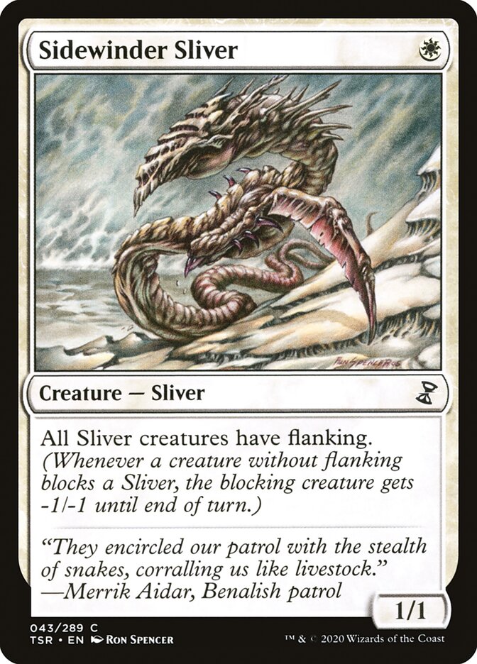 Sidewinder Sliver 43/289 (Time Spiral: Remastered)  - Foil