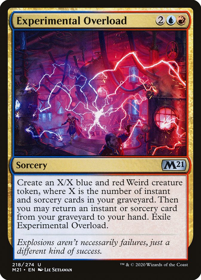 Experimental Overload 218 (Core Set 2021) 