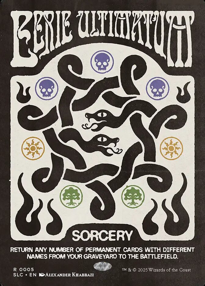 Eerie Ultimatum 5 (Secret Lair Countdown Kit)  - Borderless