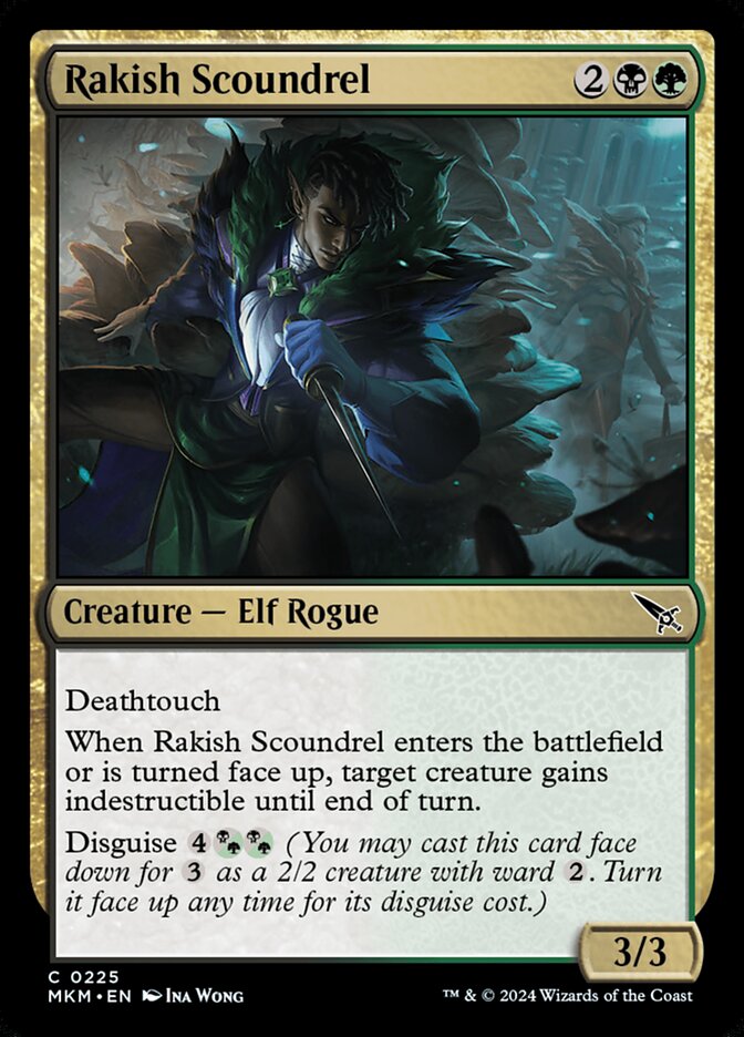 Rakish Scoundrel 225/286 (Murders at Karlov Manor)  - Foil