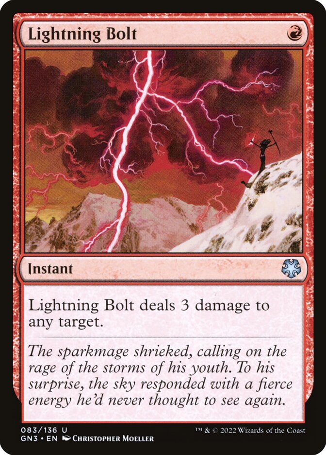 Lightning Bolt 83/135 (Magic Game Night: Free-For-All) 