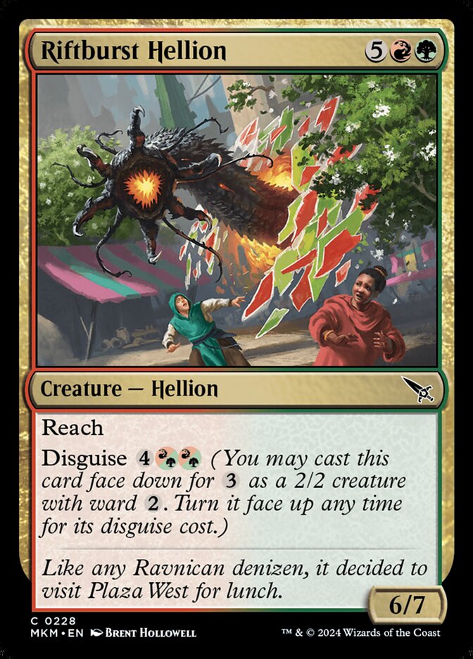 Riftburst Hellion 228/286 (Murders at Karlov Manor)  - Foil