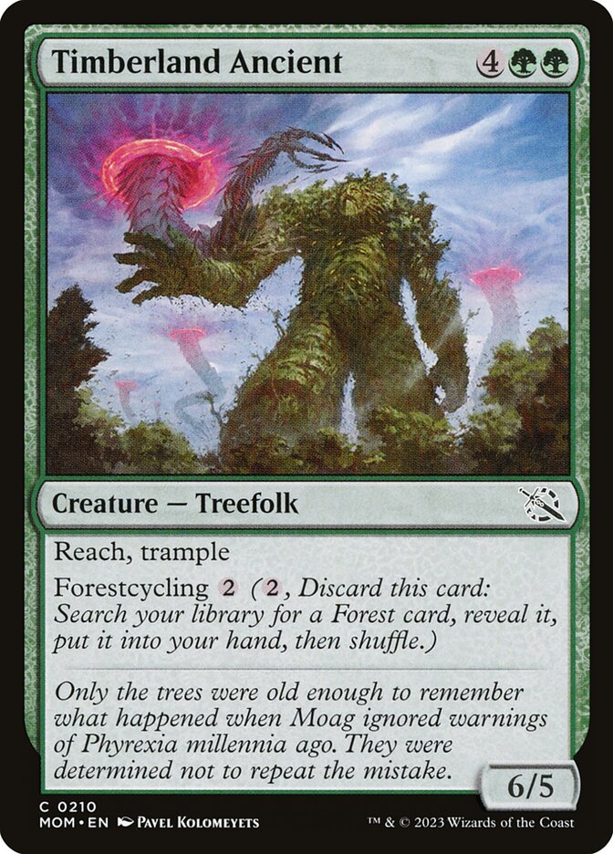 Timberland Ancient 210/291 (March of the Machine)  - Foil