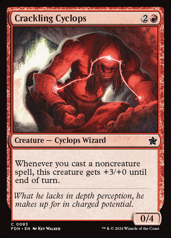 Crackling Cyclops 83/291 (Foundations)  - Foil
