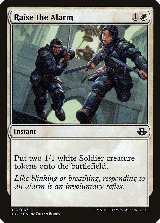Raise the Alarm 23/67 (Duel Decks: Elspeth vs. Kiora) 