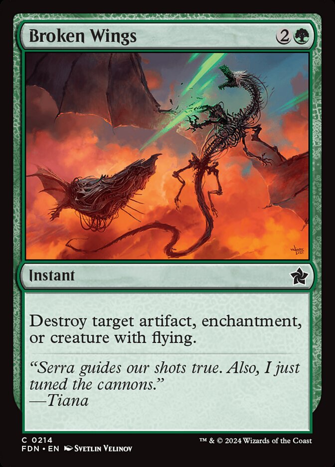 Broken Wings 214/291 (Foundations)  - Foil