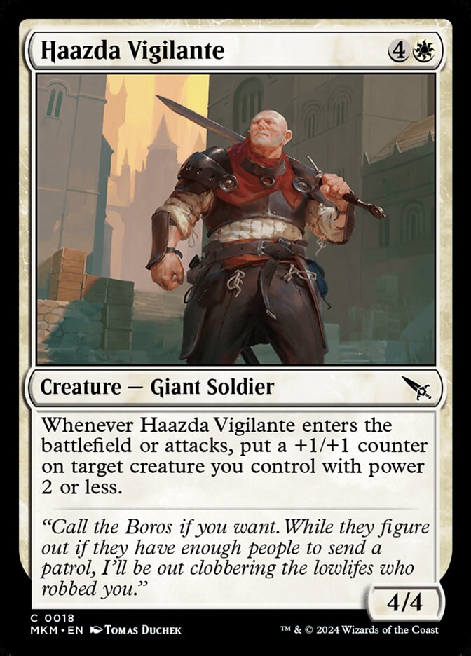 Haazda Vigilante 18/286 (Murders at Karlov Manor)  - Foil