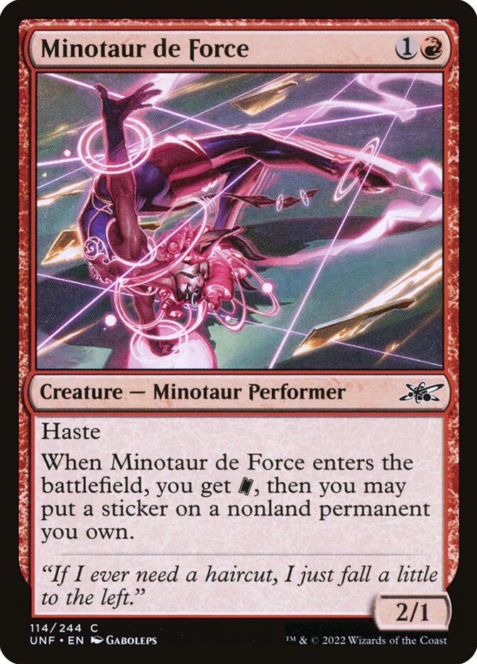 Minotaur de Force 114/244 (Unfinity) 