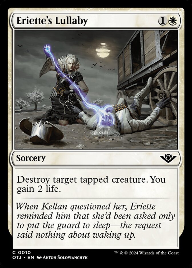 Eriette's Lullaby 10/286 (Outlaws of Thunder Junction)  - Foil