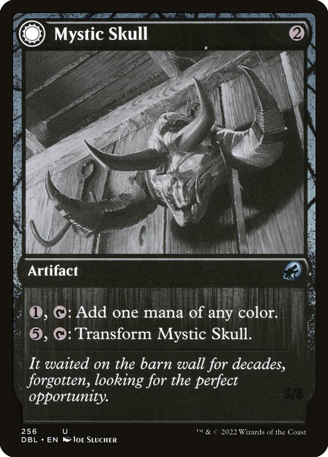Mystic Skull // Mystic Monstrosity 256/534 (Innistrad: Double Feature) 