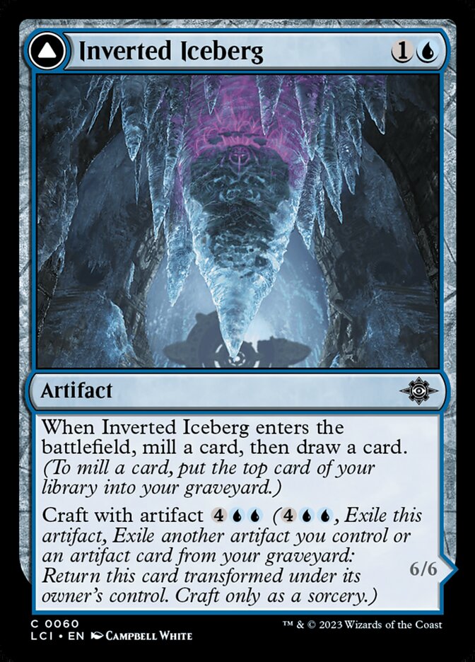 Inverted Iceberg // Iceberg Titan 60/291 (The Lost Caverns of Ixalan) 