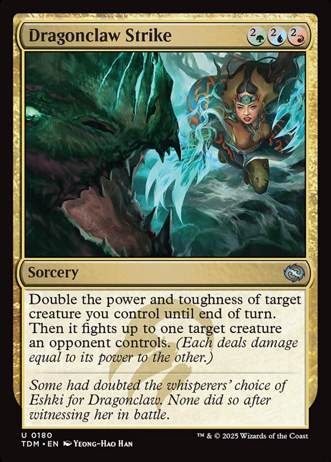 Dragonclaw Strike 180 (Tarkir: Dragonstorm)  - Foil