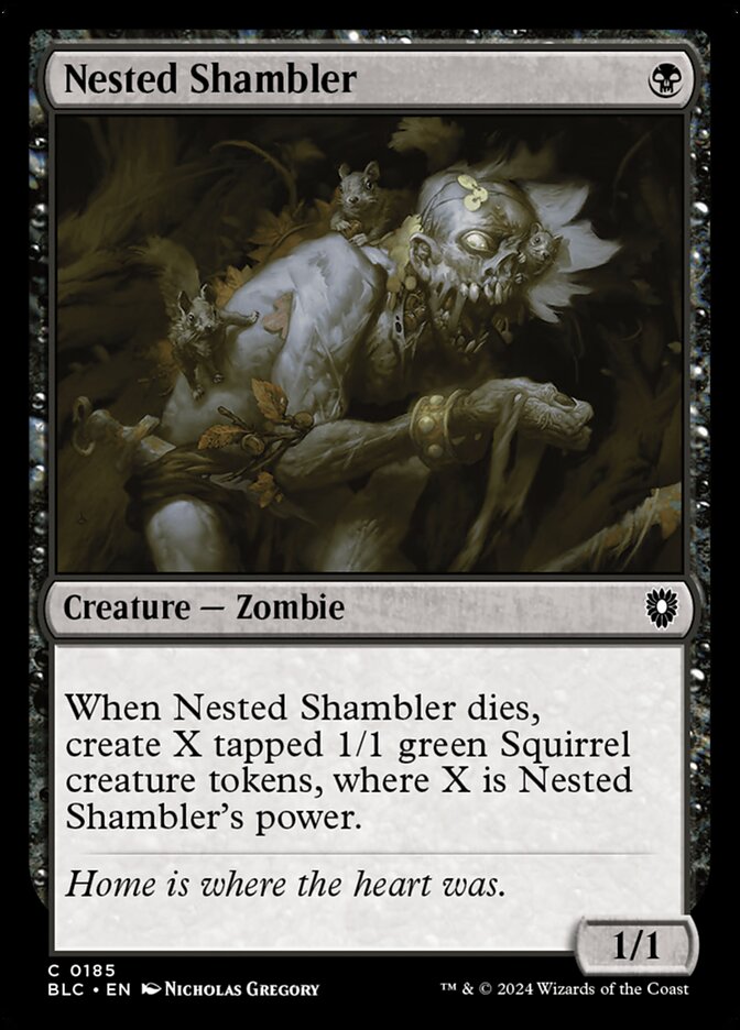 Nested Shambler 185 (Commander: Bloomburrow) 