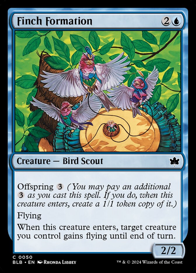 Finch Formation 50 (Bloomburrow)  - Foil