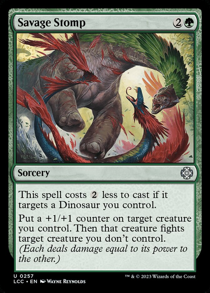 Savage Stomp 257/370 (Commander: The Lost Caverns of Ixalan) 