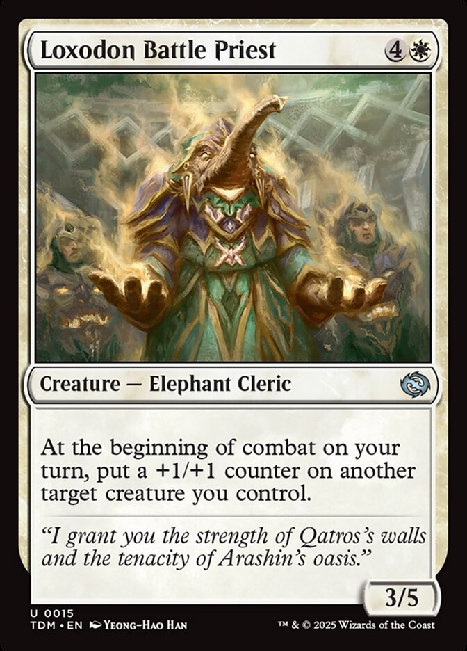 Loxodon Battle Priest 15/291 (Tarkir: Dragonstorm)  - Foil