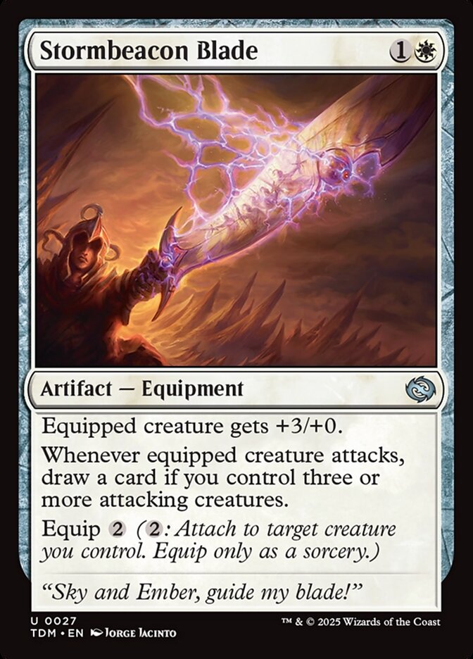 Stormbeacon Blade 27 (Tarkir: Dragonstorm) 