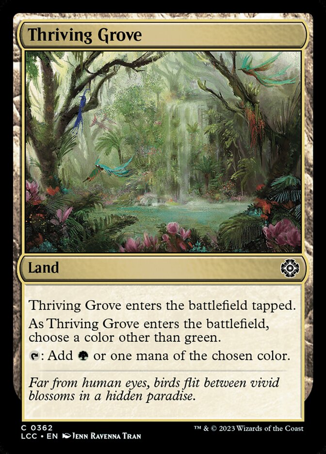 Thriving Grove 362/370 (Commander: The Lost Caverns of Ixalan) 