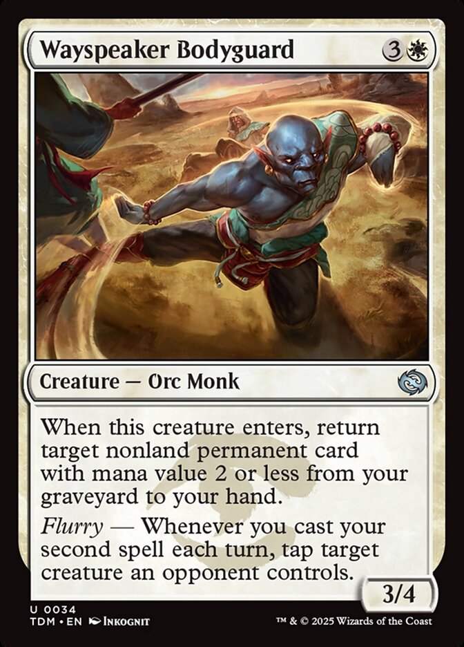 Wayspeaker Bodyguard 34 (Tarkir: Dragonstorm)  - Foil