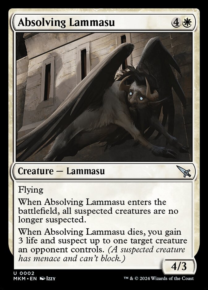 Absolving Lammasu 2 (Murders at Karlov Manor)  - Foil
