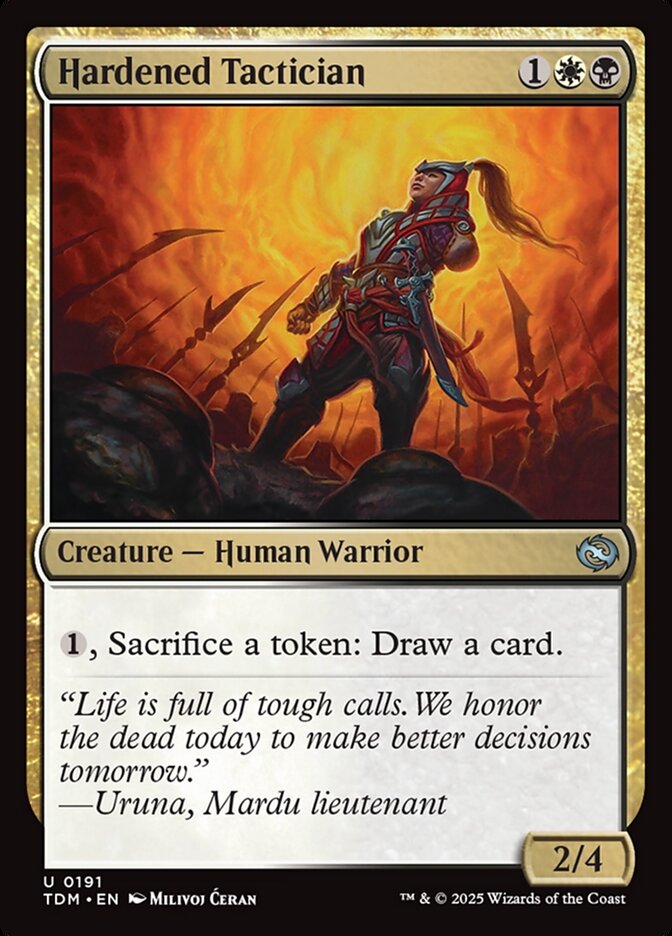Hardened Tactician 191/291 (Tarkir: Dragonstorm) 