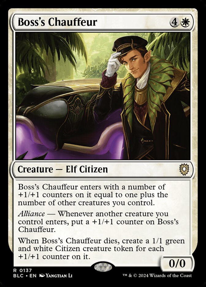 Boss's Chauffeur 137 (Commander: Bloomburrow) 