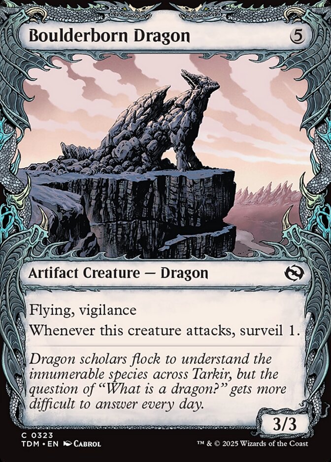 Boulderborn Dragon 323/291 (Tarkir: Dragonstorm)  - Showcase