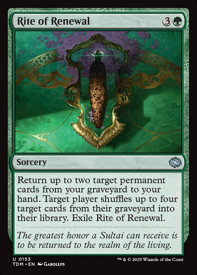 Rite of Renewal 153/291 (Tarkir: Dragonstorm) 