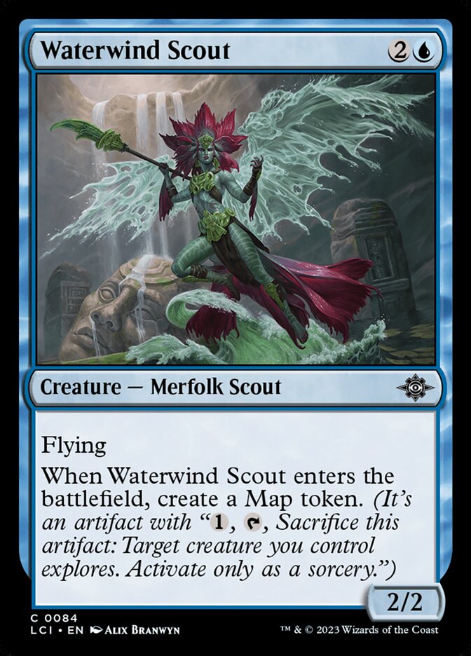 Waterwind Scout 84/291 (The Lost Caverns of Ixalan) 
