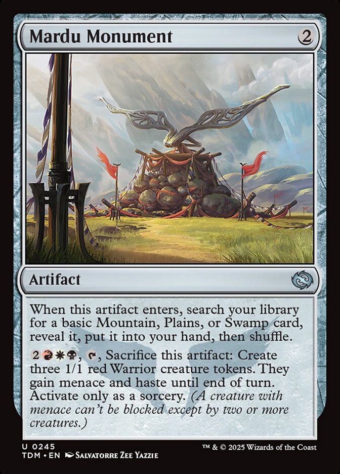 Mardu Monument 245/291 (Tarkir: Dragonstorm)  - Foil