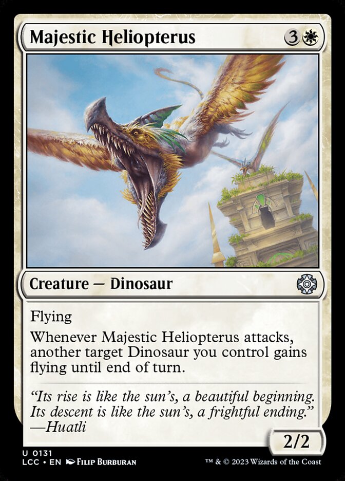 Majestic Heliopterus 131/370 (Commander: The Lost Caverns of Ixalan) 