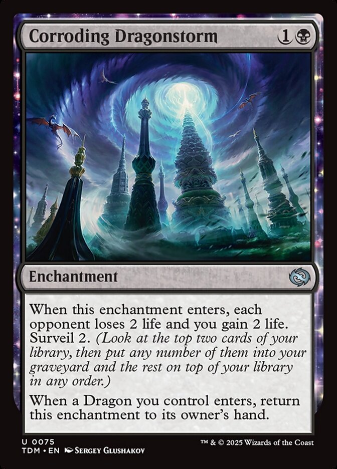 Corroding Dragonstorm 75 (Tarkir: Dragonstorm)  - Foil