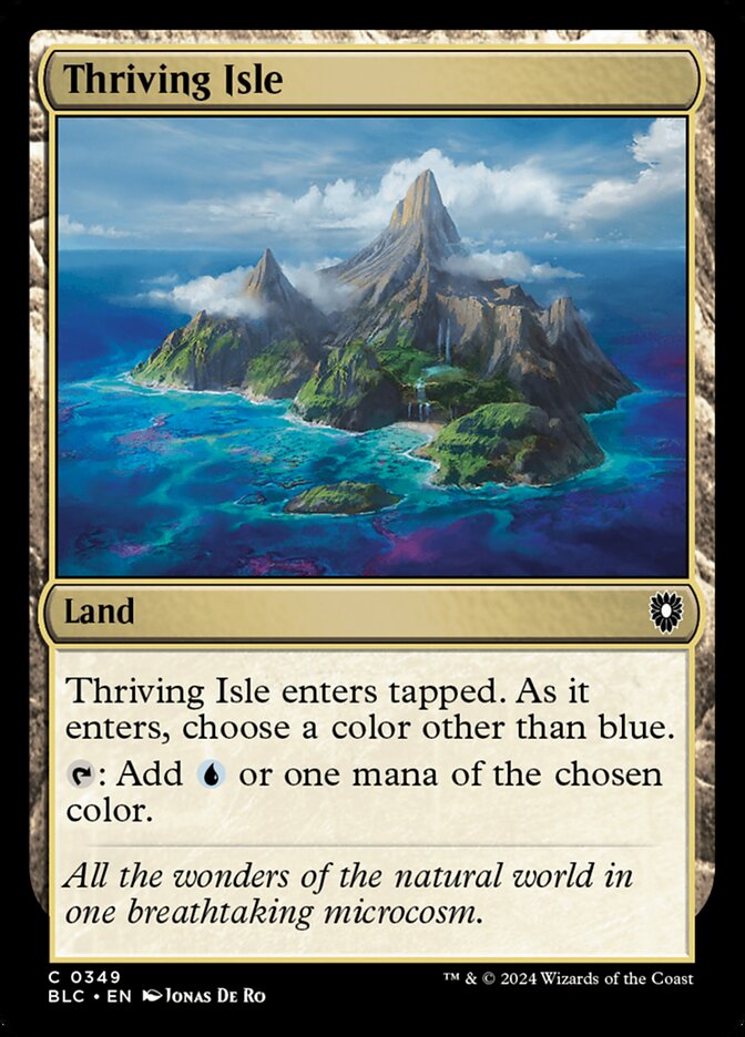 Thriving Isle 349 (Commander: Bloomburrow) 