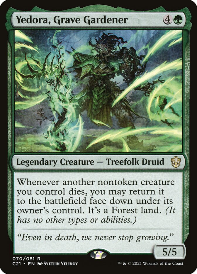 Yedora, Grave Gardener 70/81 (Commander 2021) 