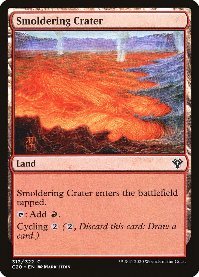 Smoldering Crater 313/322 (Commander 2020) 