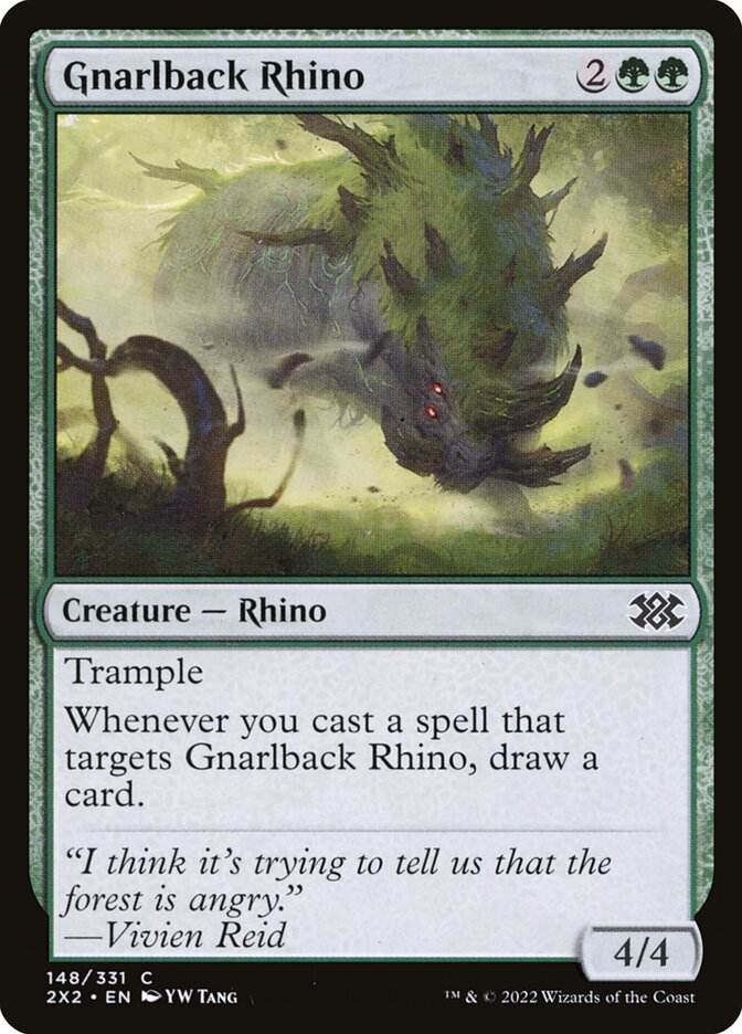 Gnarlback Rhino 148/331 (Double Masters 2022) 