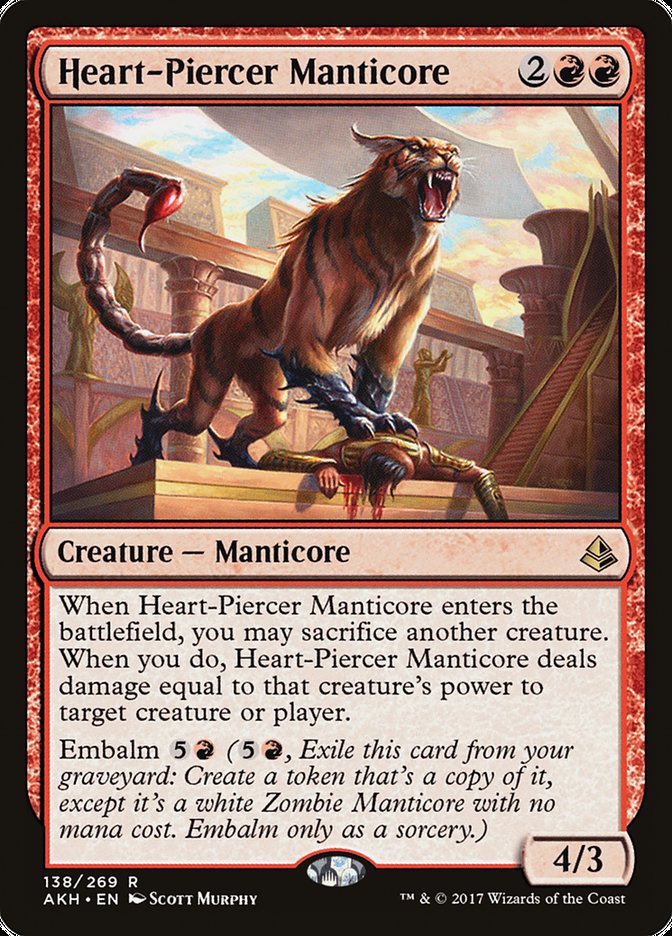 Heart-Piercer Manticore 138/269 (Amonkhet) 