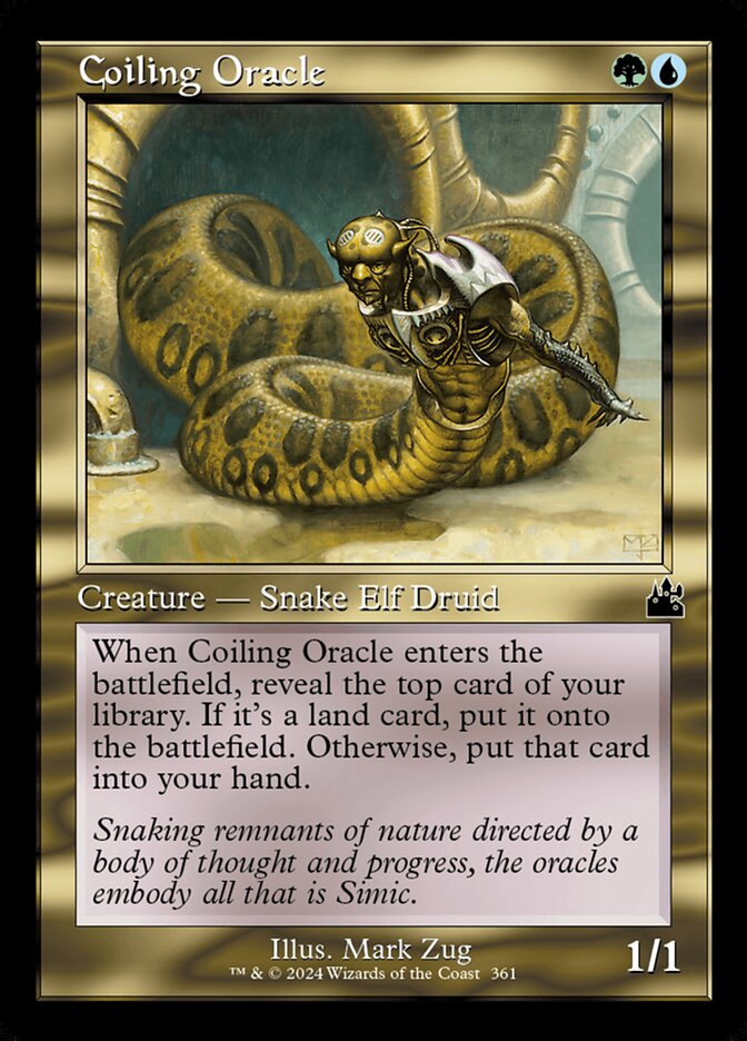 Coiling Oracle 361/291 (Ravnica Remastered)  - Retro