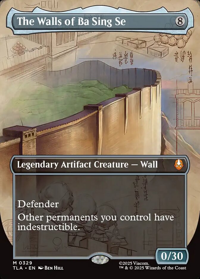 The Walls of Ba Sing Se  329 (Avatar: The Last Airbender)  - Borderless Foil