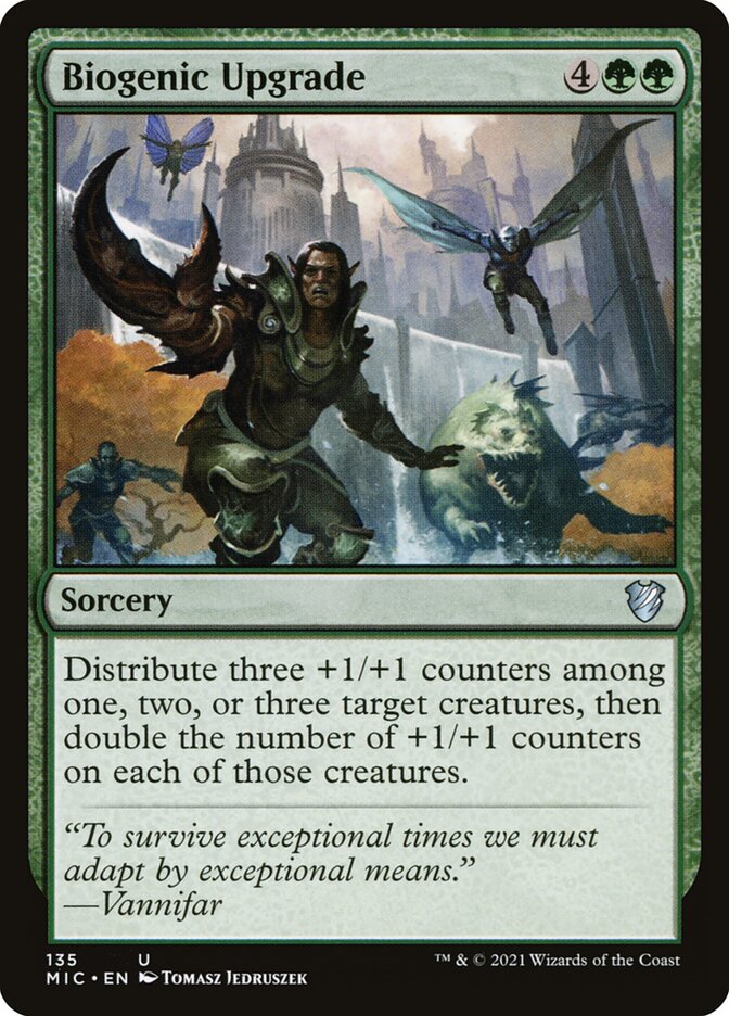 Biogenic Upgrade 135/38 (Commander: Innistrad: Midnight Hunt) 