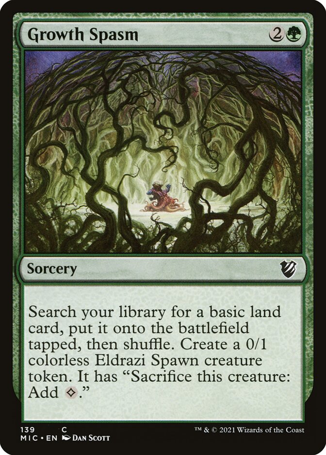 Growth Spasm 139/38 (Commander: Innistrad: Midnight Hunt) 