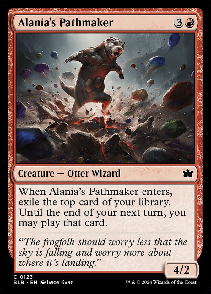 Alania's Pathmaker 123 (Bloomburrow) 