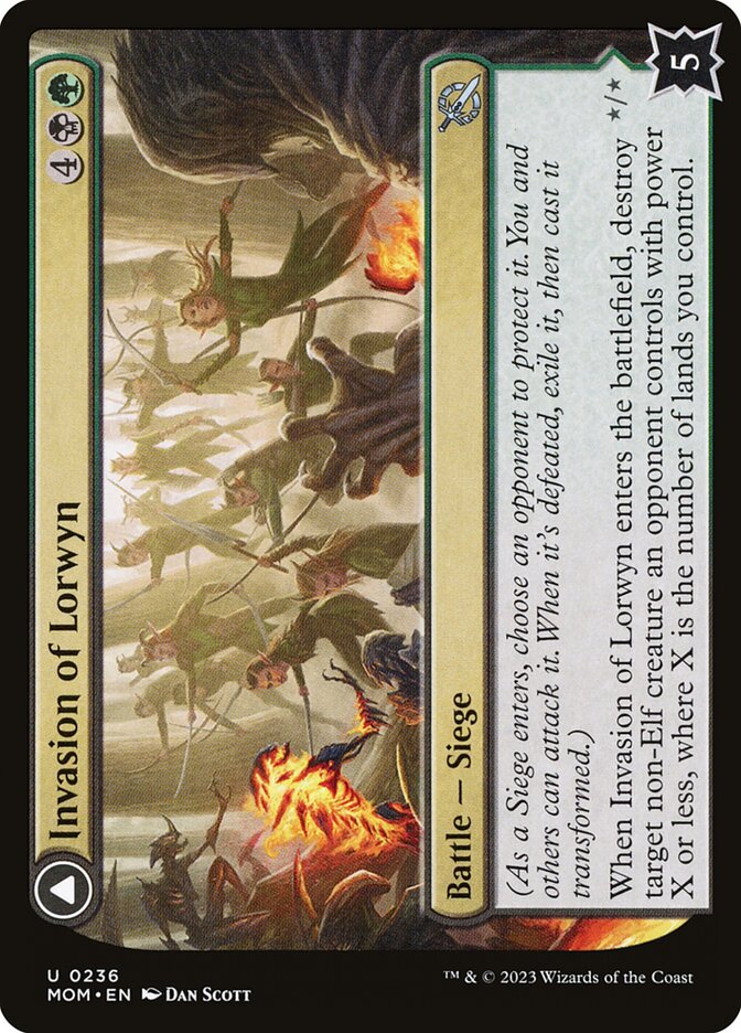 Invasion of Lorwyn // Winnowing Forces 236/291 (March of the Machine) 