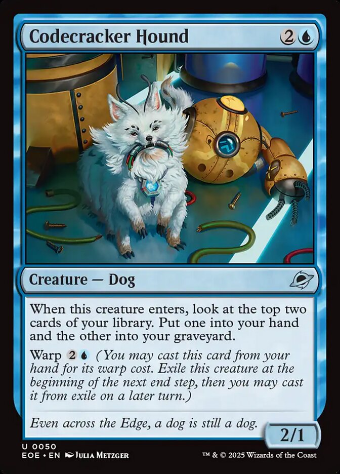 Codecracker Hound 50 (Edge of Eternities)  - Foil