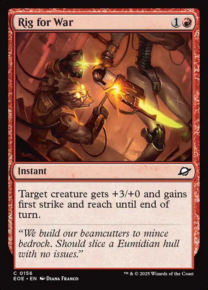 Rig for War 156/276 (Edge of Eternities)  - Foil