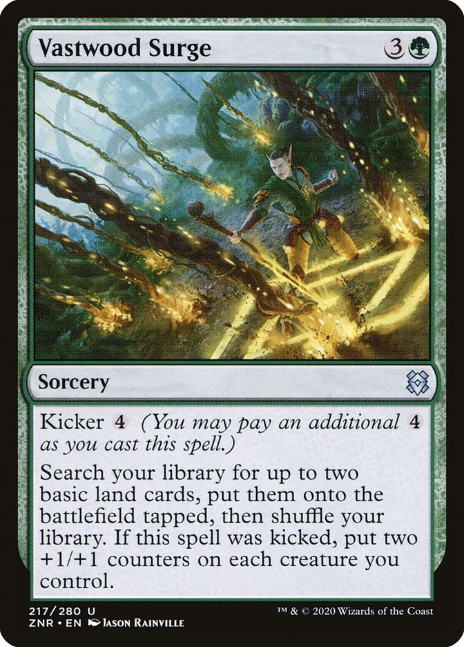Vastwood Surge 217/280 (Zendikar Rising) 