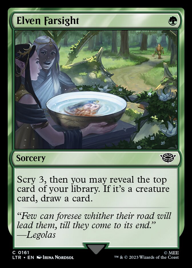 Elven Farsight 161 (Universes Beyond: The Lord of the Rings: Tales of Middle-earth)  - Foil